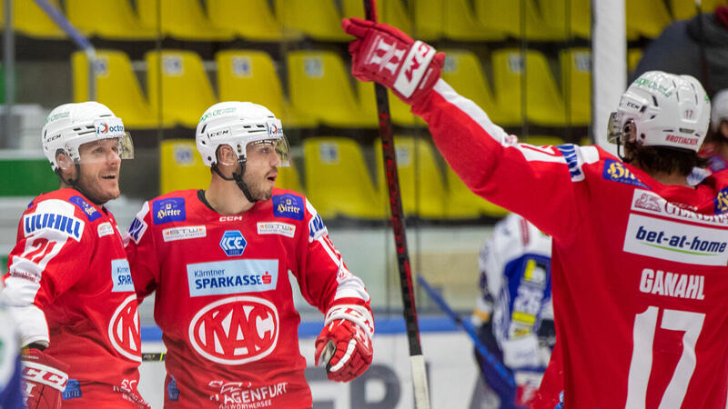 Highlights des deutlichen <a href='/de/daten/news/eishockey/kac/' class='tag'>KAC</a>-Siegs in Villach