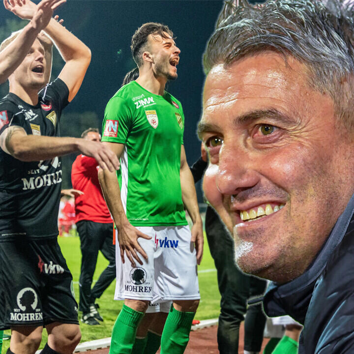 Lustenau-Coach Markus Mader: "Wie kleine Kinder"