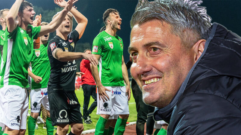 Lustenau-Coach Markus Mader: "Wie kleine Kinder"