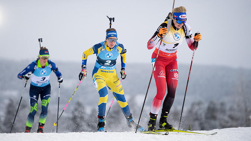 Lisa Hauser beim "Weltcup dahoam" gefordert