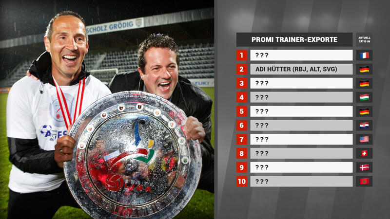 Die besten Trainer-Exporte der 2. Liga