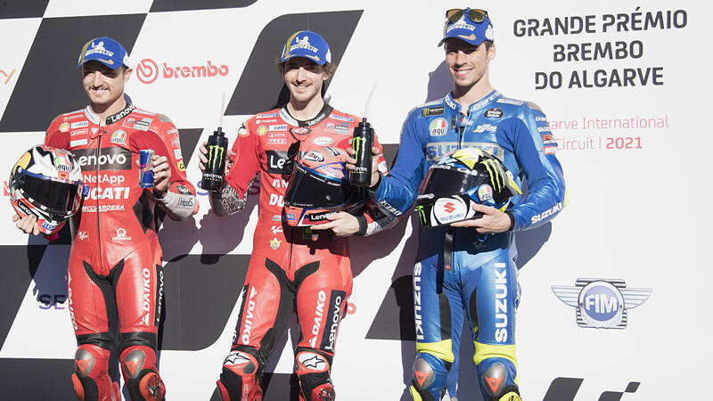 Bagnaia gewinnt Abbruch-Rennen in Portimao