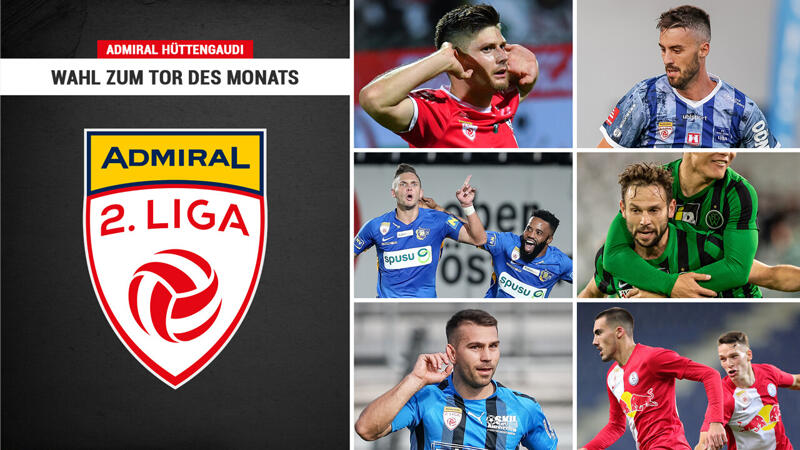 ADMIRAL 2. Liga: Wahl zum Tor des Monats Oktober