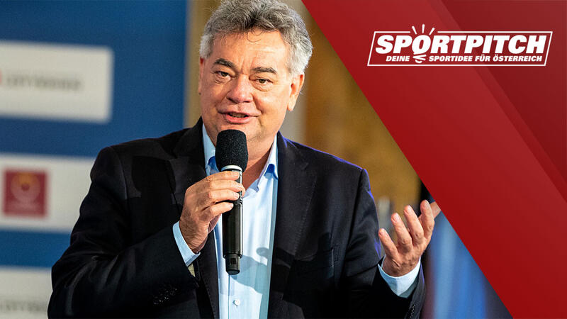 Sportminister Kogler: "Sportpitch super Sache"