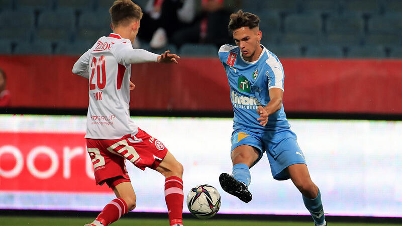 ÖFB-Cup: WSG Tirol überspringt Hürde GAK