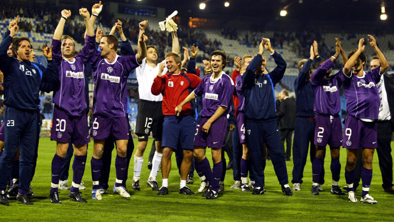 17. März 2005: UEFA-Cup Achtelfinale, Real Saragossa - Austria Wien (2:2)