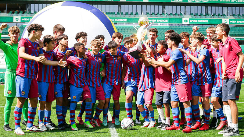 U15: Barcelona triumphiert bei Rapid