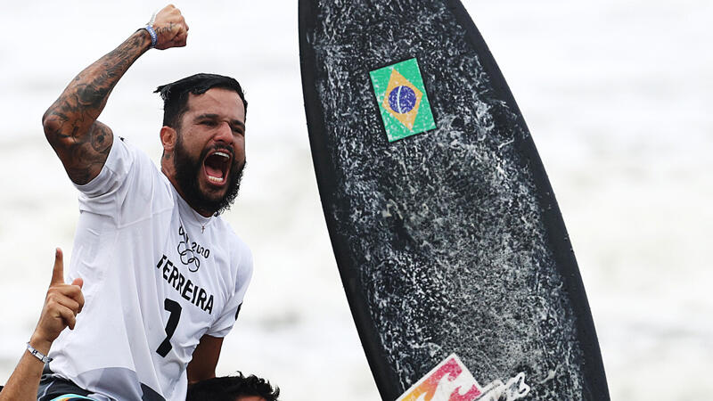  Ferreira ist erster Olympia-Sieger im Surfen