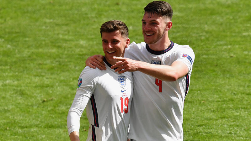 Mason Mount und Declan Rice