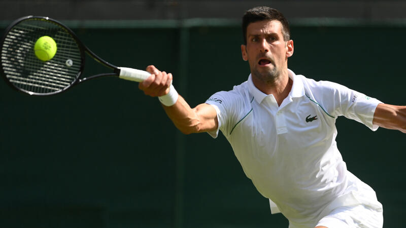 Djokovic im Achtelfinale von <a href='/de/daten/news/tennis/wimbledon/' class='tag'>Wimbledon</a>