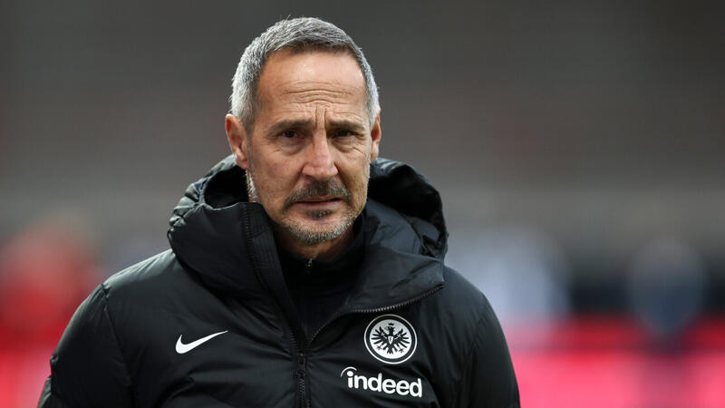 Hütter und <a href='/de/daten/news/fussball/eintracht-frankfurt/' class='tag'>Eintracht Frankfurt</a> auf Stürmer-Suche