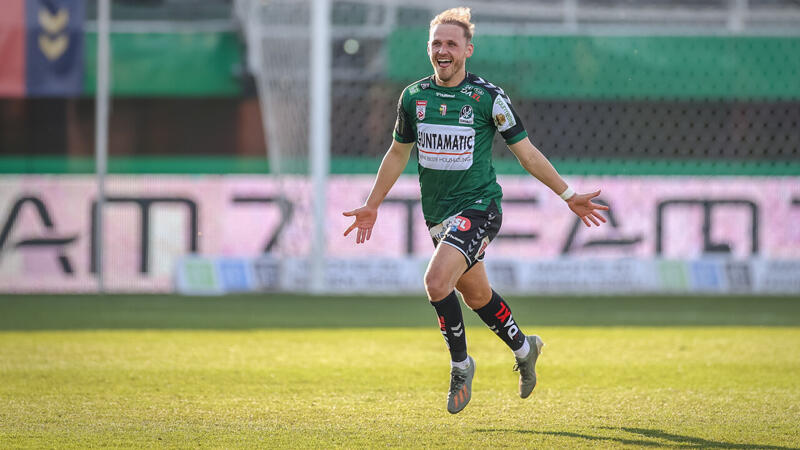 VIDEO: Schöner Ziegl-Freistoß bei Ried-Sieg