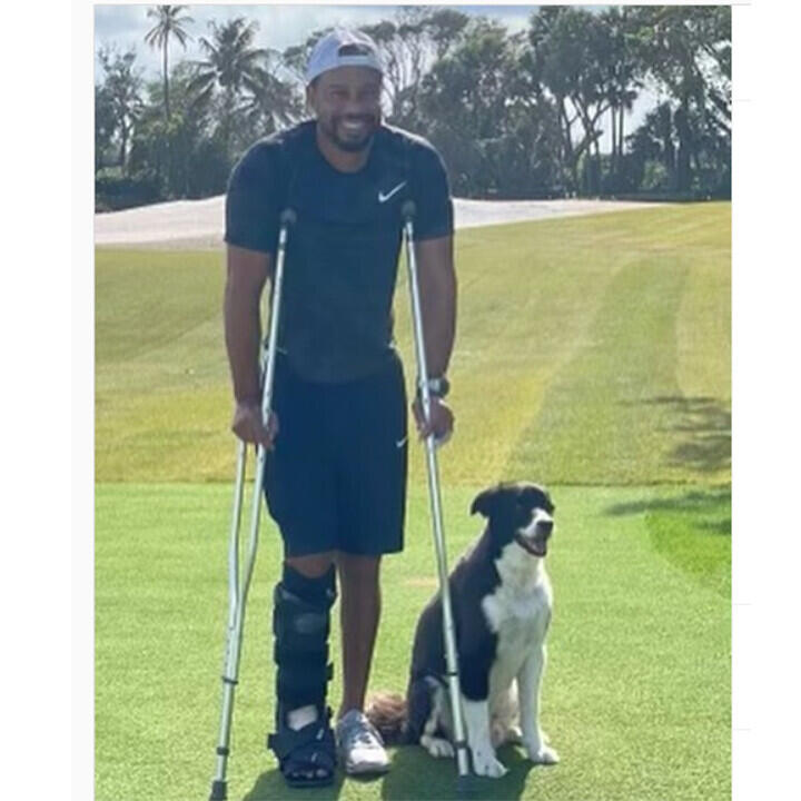 Tiger Woods: 1. Foto nach Unfall