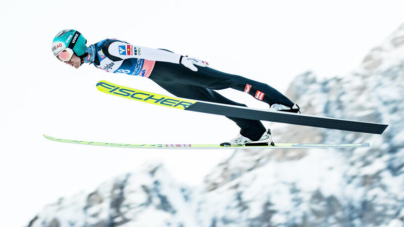 Hayböck in Planica knapp am Podest vorbei