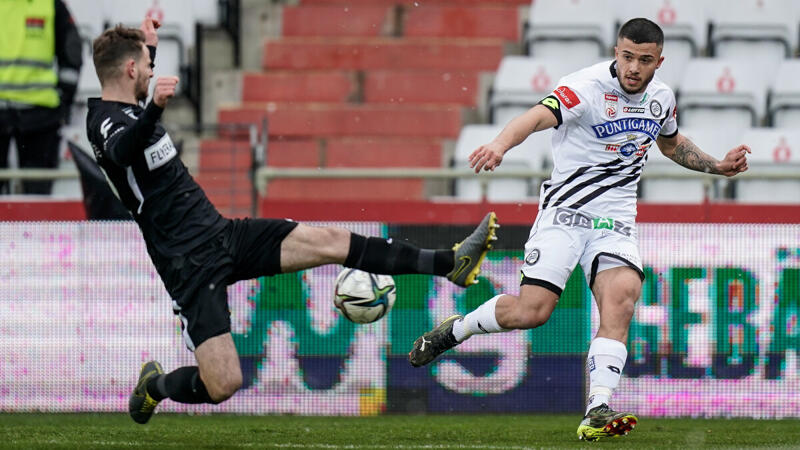 Sturm Graz spielt in der Südstadt nur remis