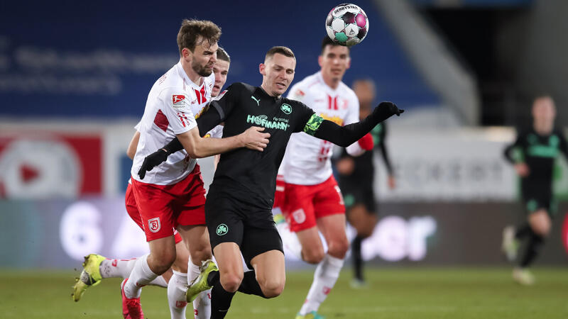 Greuther Fürth hält Anschluss an Tabellenspitze