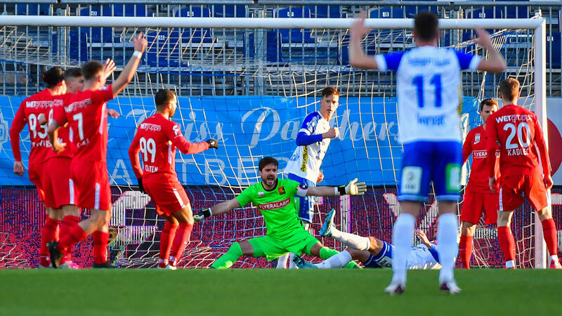 VIDEO: Strittiges Hartberg-Tor gegen Admira