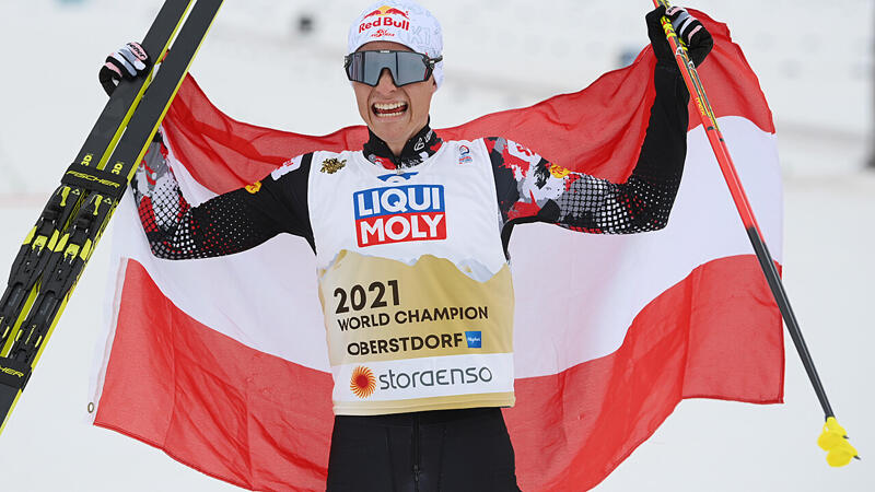 WM-GOLD für Kombinierer Johannes Lamparter