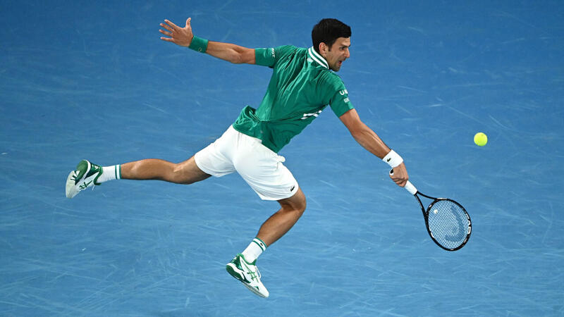 <a href='/de/daten/news/tennis/australian-open/' class='tag'>Australian Open</a>: Souveräner Auftakt von Djokovic