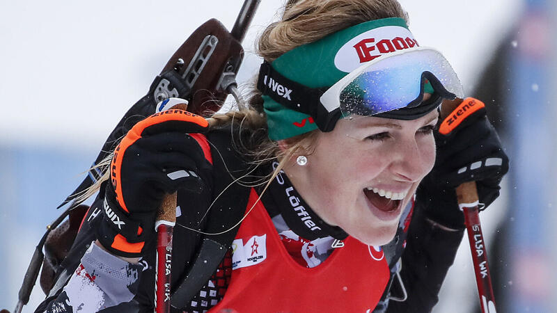 Biathlon: Hauser sprintet erstmals aufs Podest