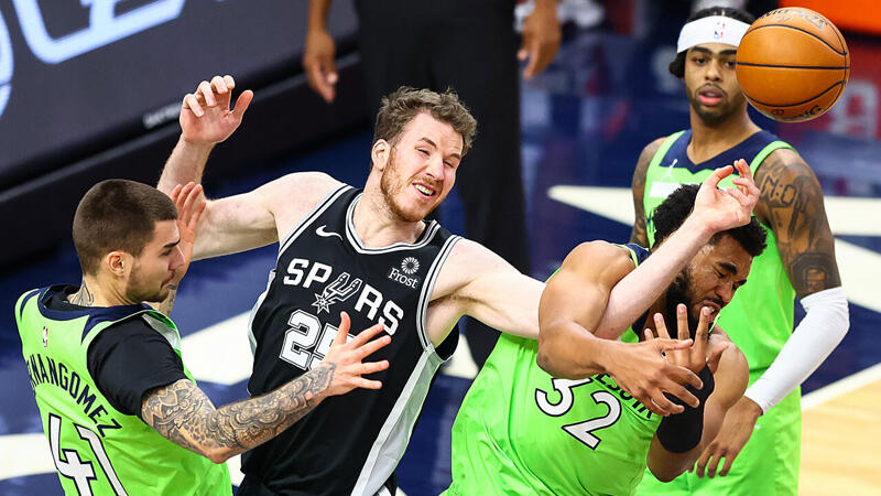 Minnesota-Revanche gegen <a href='/de/daten/news/basketball/san-antonio-spurs/' class='tag'>San Antonio SPurs</a>