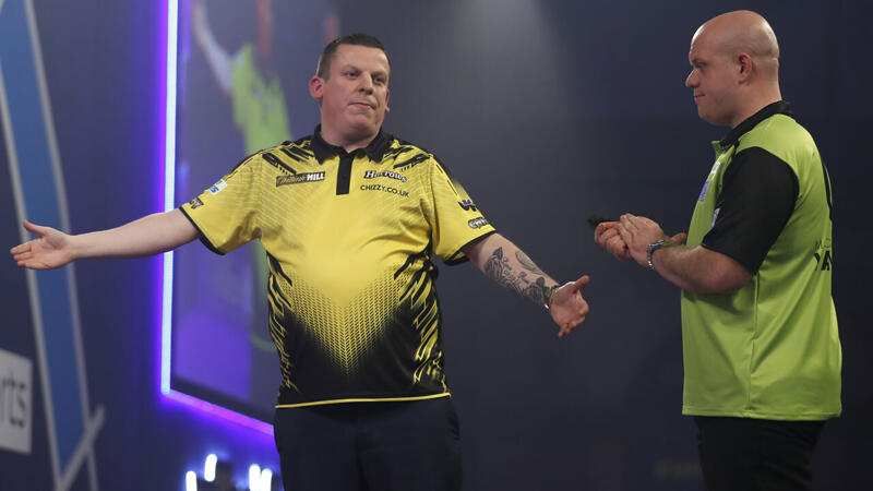 Michael van Gerwen bei <a href='/de/daten/news/darts/' class='tag'>Darts</a>-WM demontiert