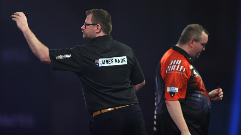 Wade scheitert bei <a href='/de/daten/news/darts/' class='tag'>Darts</a>-WM trotz 9-Darter