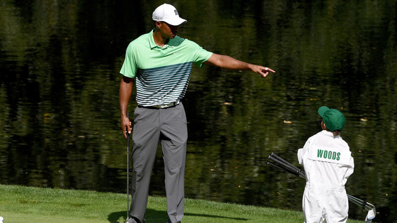 Woods greift in Orlando mit Sohn Charlie an