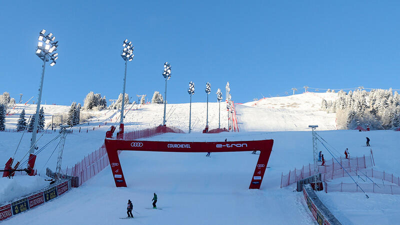 Courchevel-RTL verlegt! Piste nicht präpariert