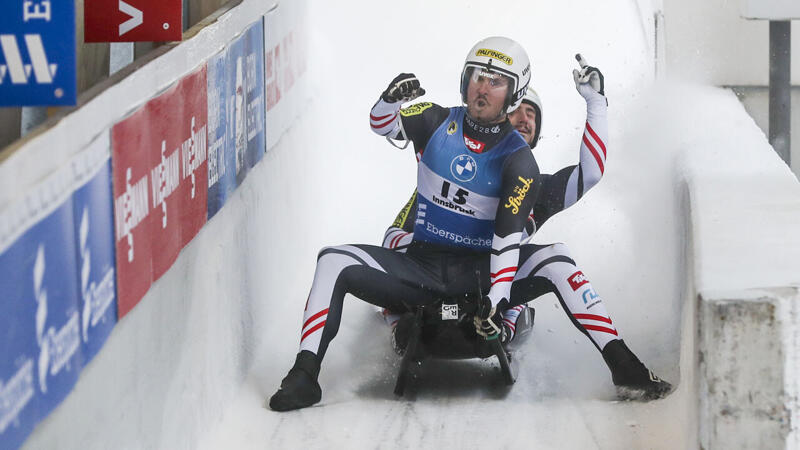 Österreichs Rodler räumen beim Heim-Weltcup ab