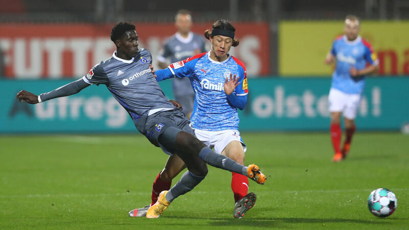 HSV verspielt Sieg in Kiel spät