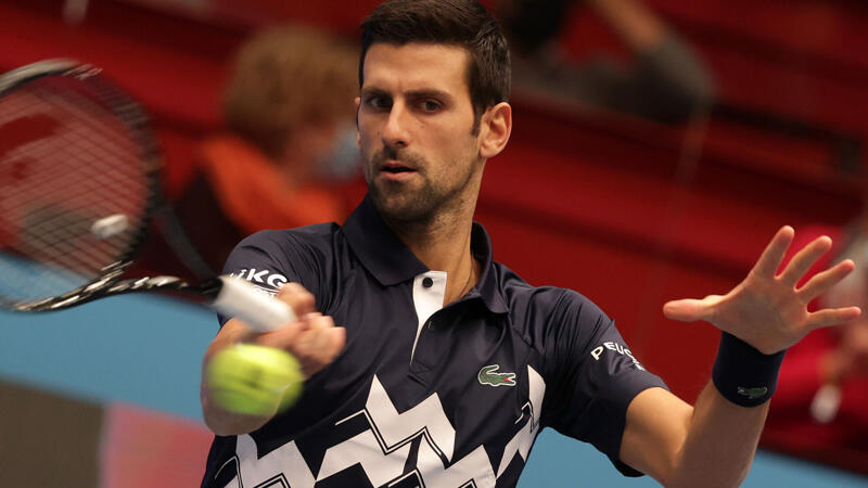 Djokovic mit Mühe im Achtelfinale von Wien