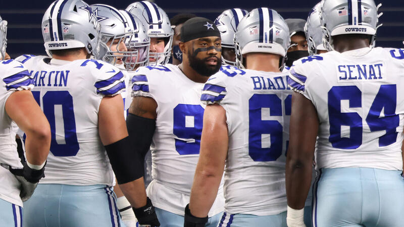 Spieler der Dallas Cowboys zerreißen ihre Coaches