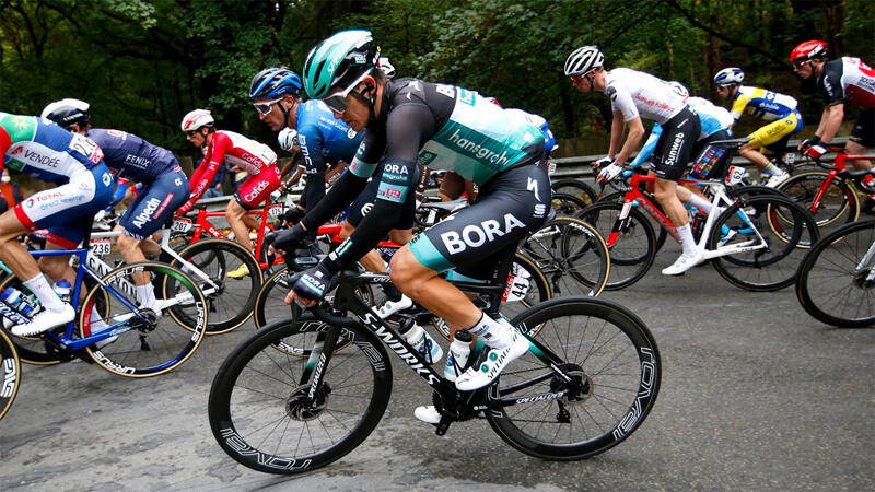 Konrad bei Fleche Wallonne im Spitzenfeld