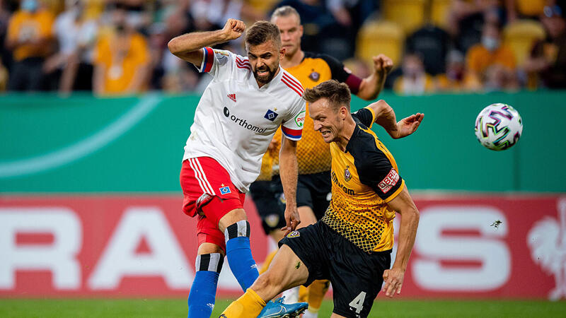 DFB-Pokal: HSV-Abfuhr bei Dynamo Dresden